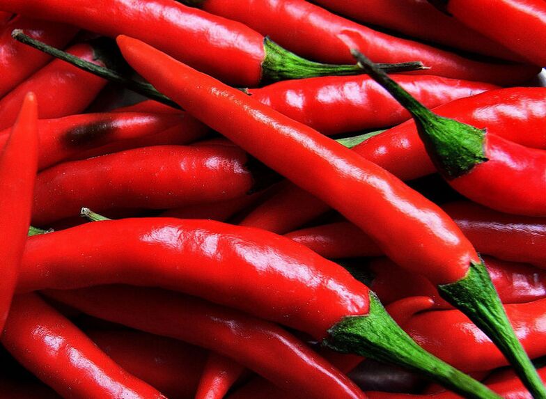 rød peber for styrken